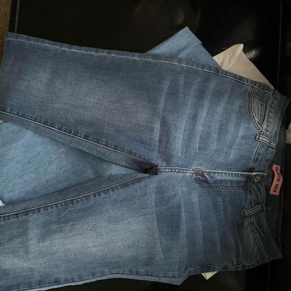 Skinny low rise jeans